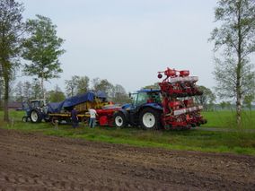Mais zaaien Overijssel